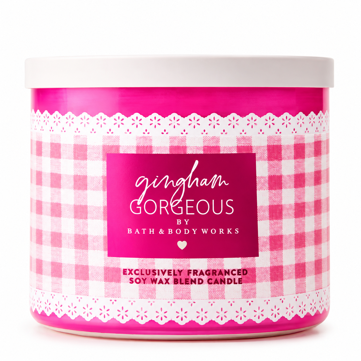 Gingham Gorgeous 3 Wick Candle