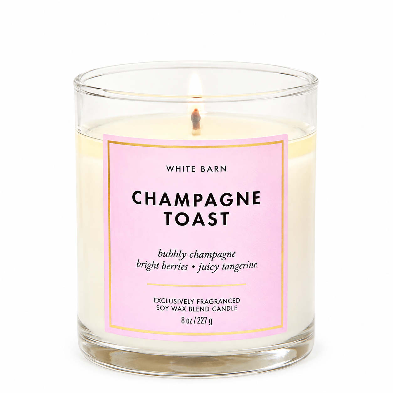 Champagne Toast Single Wick Candle